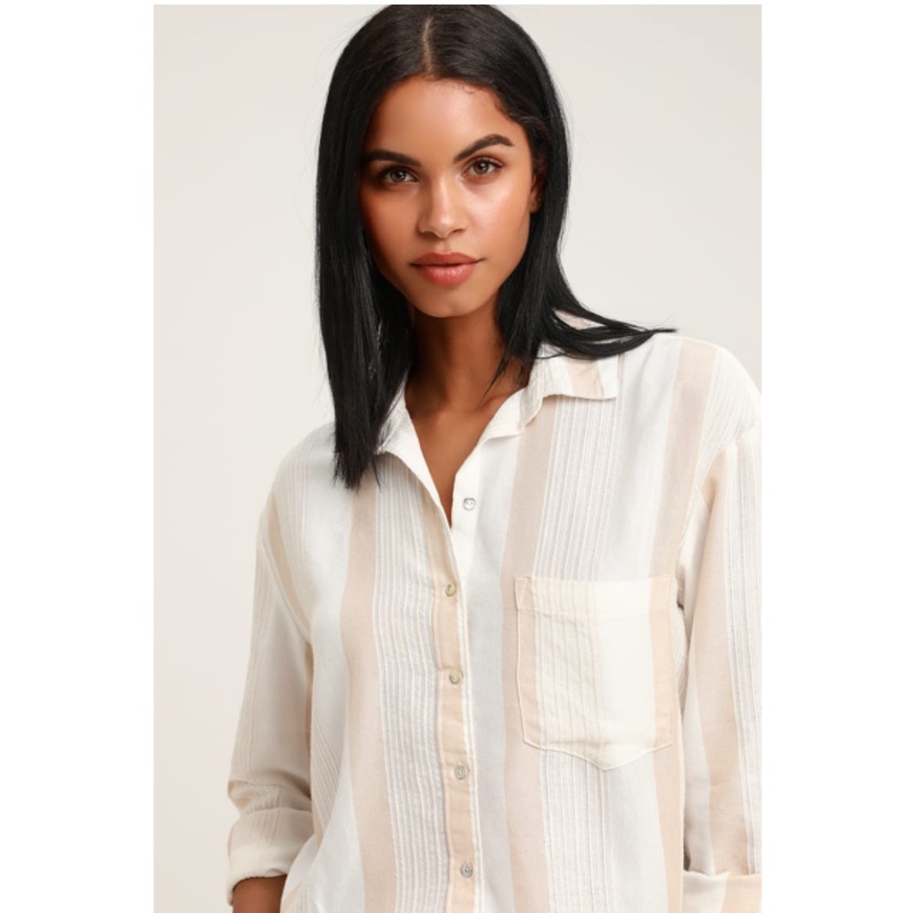 Billabong X Sincerely Jules - Stripe Button Down - image 2